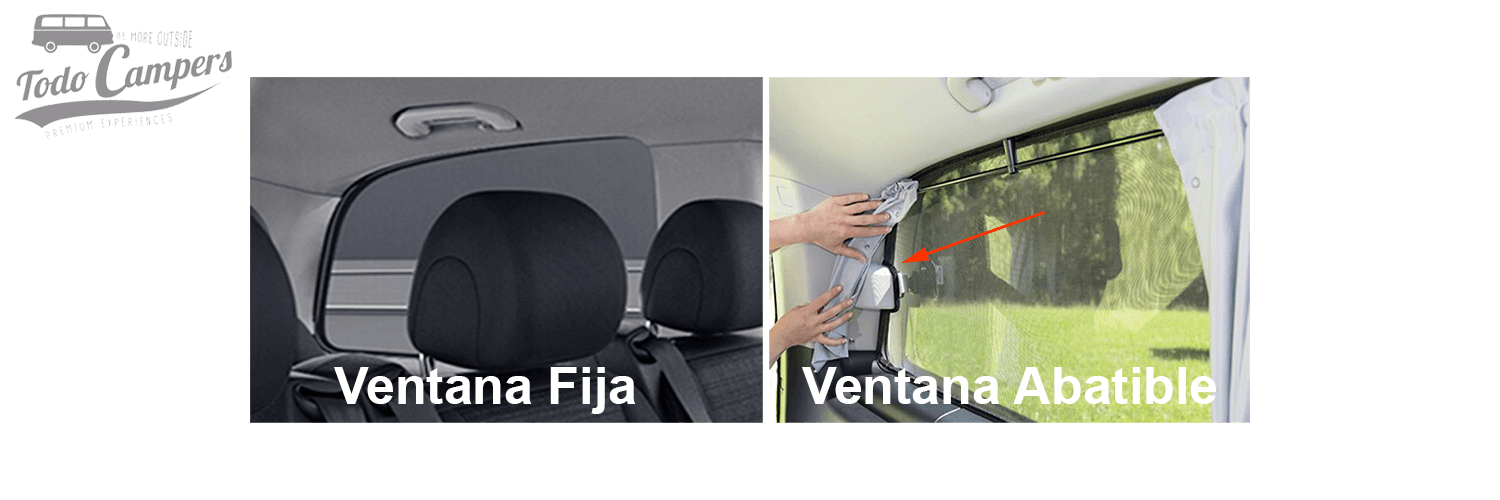 Ventana Abatible Vs Luna Fija en Mercedes Vito Tourer y Clase V
