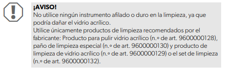 Mantenimiento Cristal Dometic