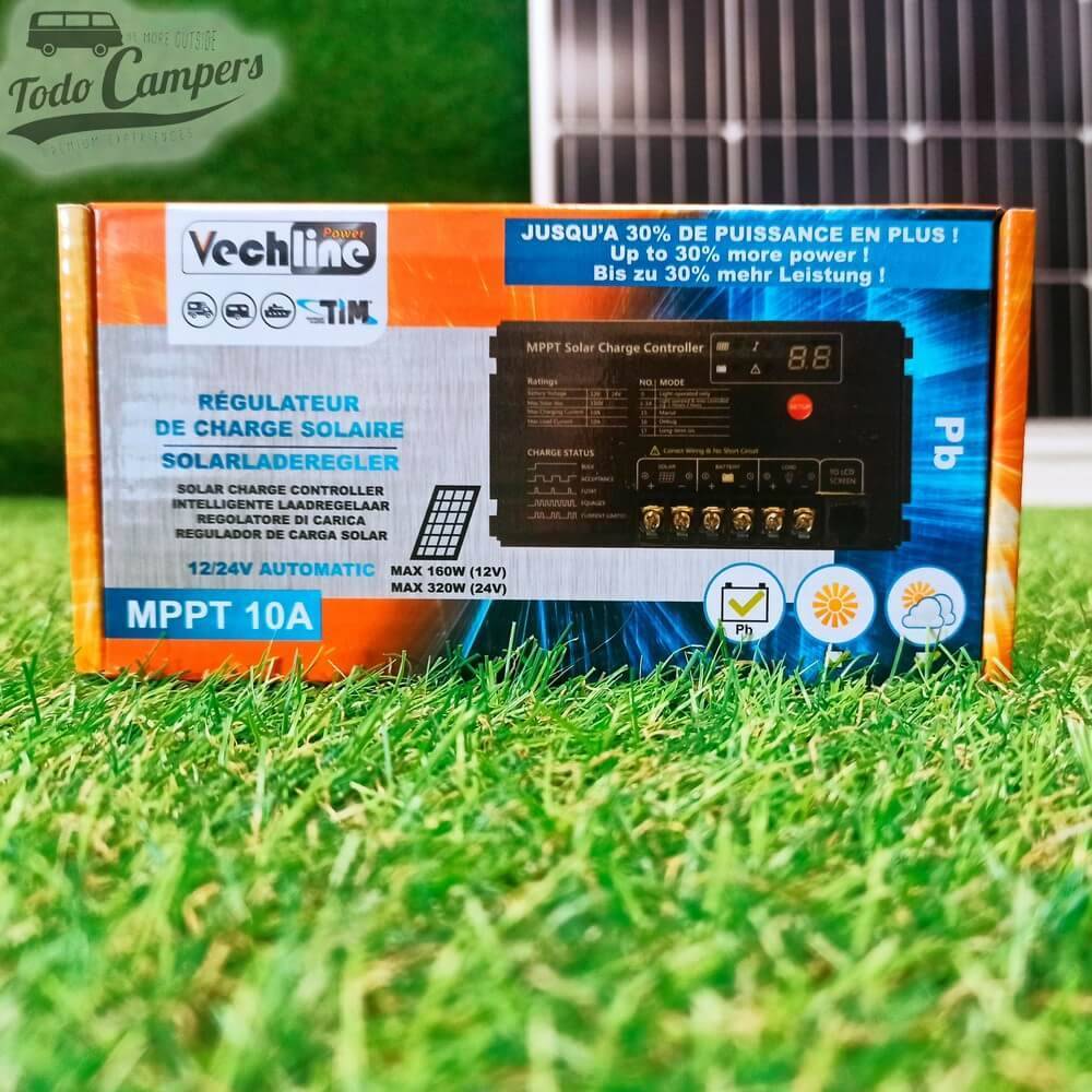 Caja del regulador MPPT de 10A