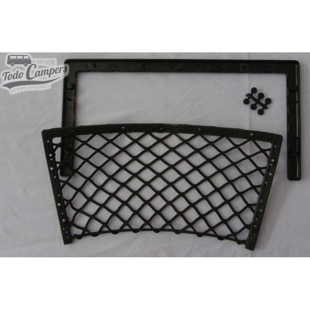 Rede de arrumação para superfícies planas, montagem em parede, para a sua carrinha, autocaravana ou caravana