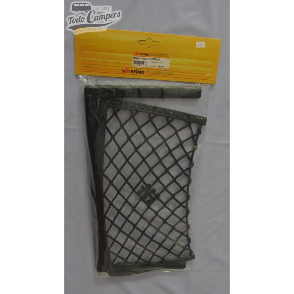 Red de almacenamiento para superficies planas, montaje en pared. Para tu furgoneta camper, autocaravana o caravana