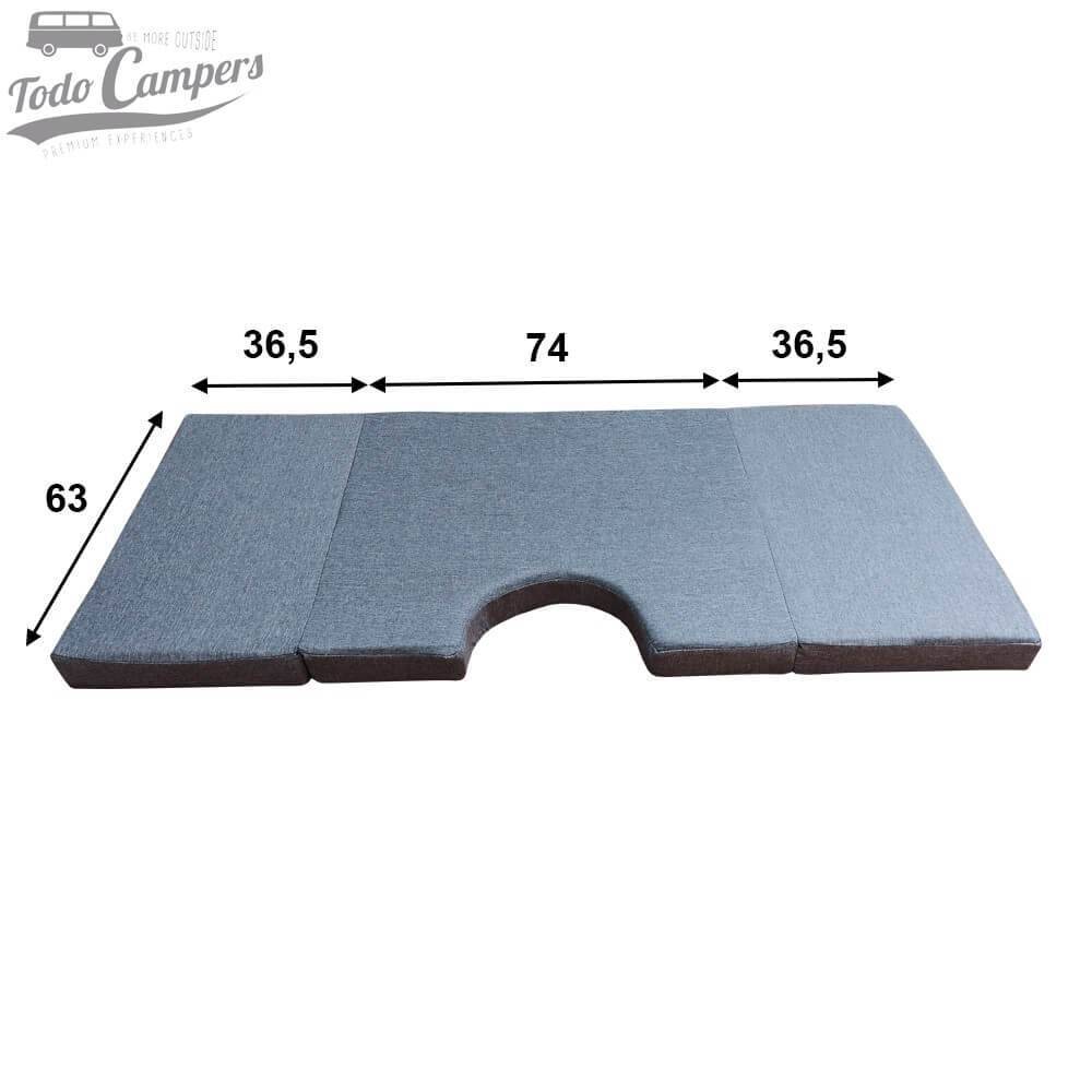 medidas de la cama plegable infantil para Mercedes Vito y Clase V