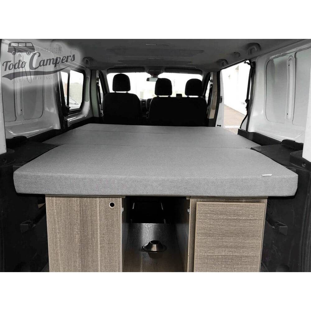 Colchão de espuma HR + Visco (5+3 cm) para Renault Trafic COM plásticos