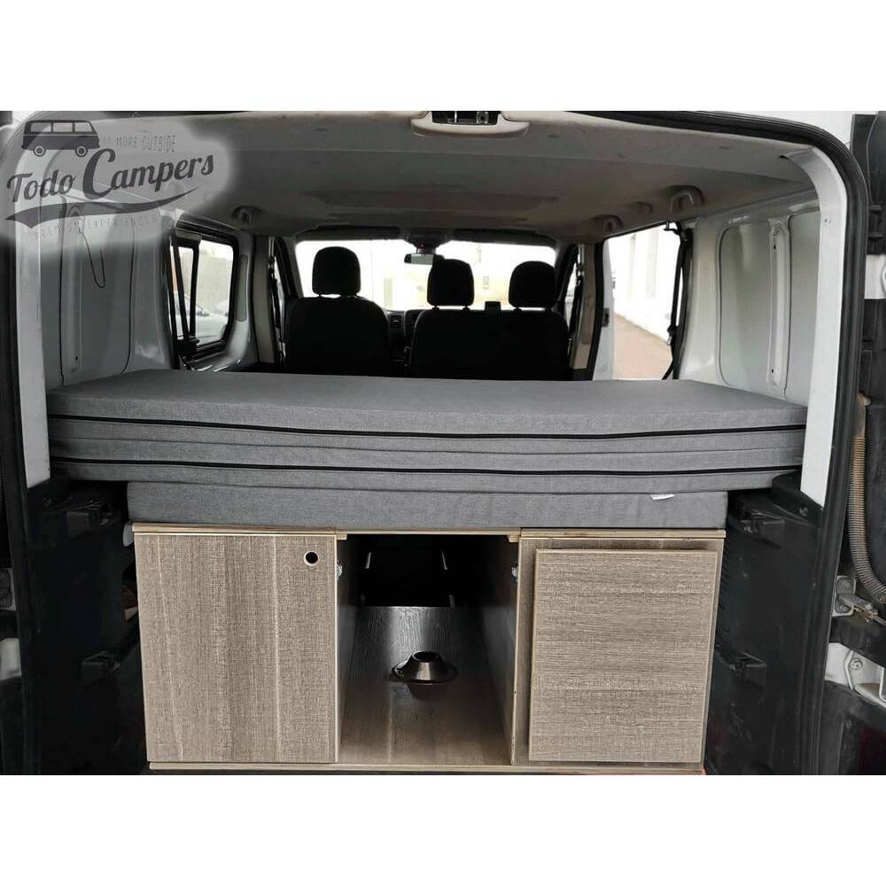cama camper para Trafic, Vivaro y Primastar 2002-2014 (con plásticos)
