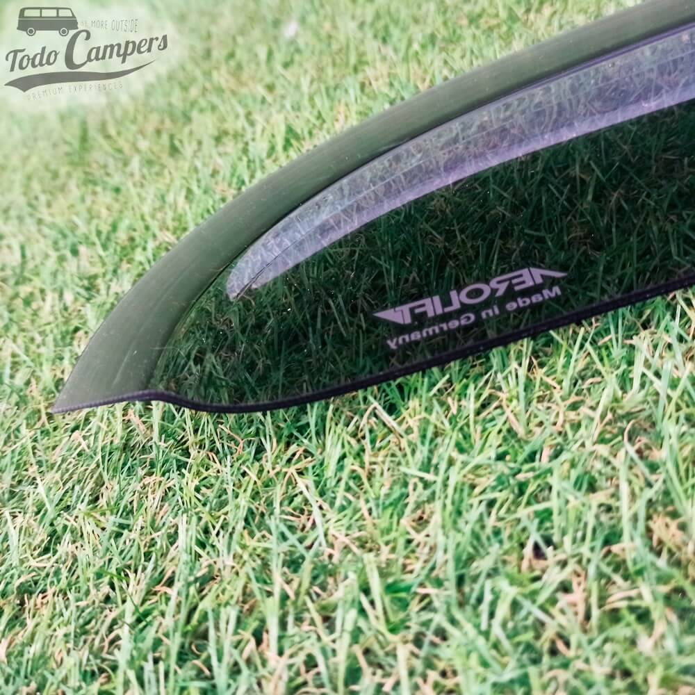 parte trasera del deflector