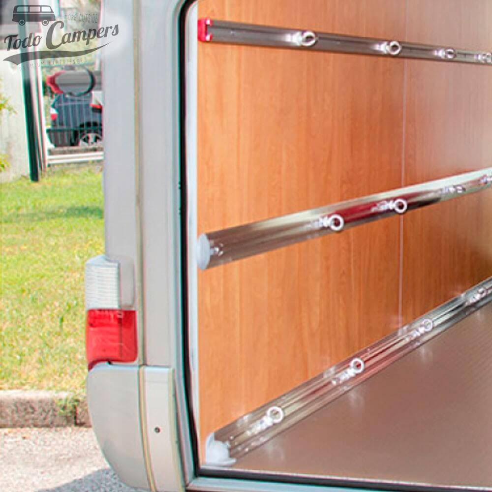 Válidos também com os sistemas de guias Fiamma (Garage bars).