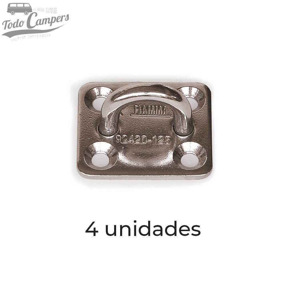 EL kit de fijaciones incluye 4 ganchos