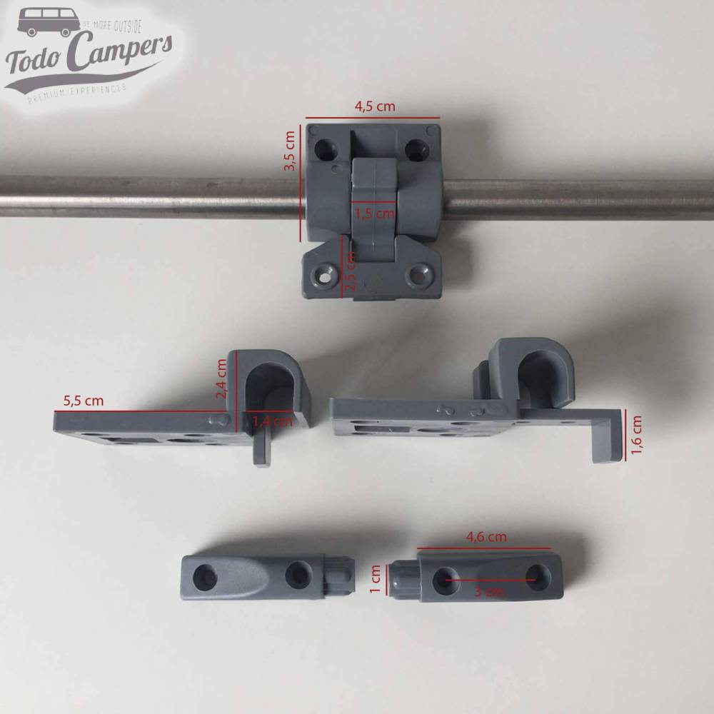 Medidas das peças do kit para fazer mesa rebatível camper