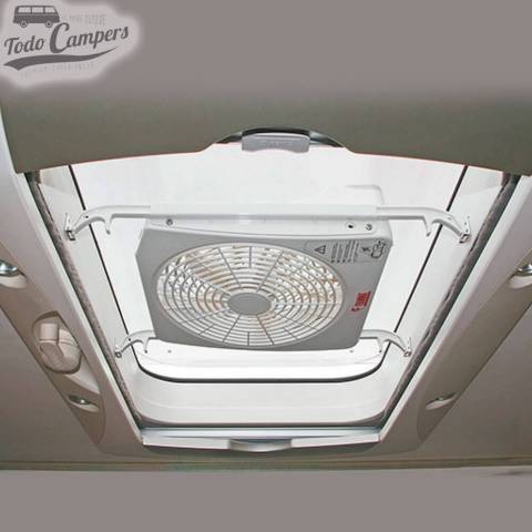 Turbo Kit de 12v para claraboya Fiamma Vent 50 y Dometic Mini o Midi Heki