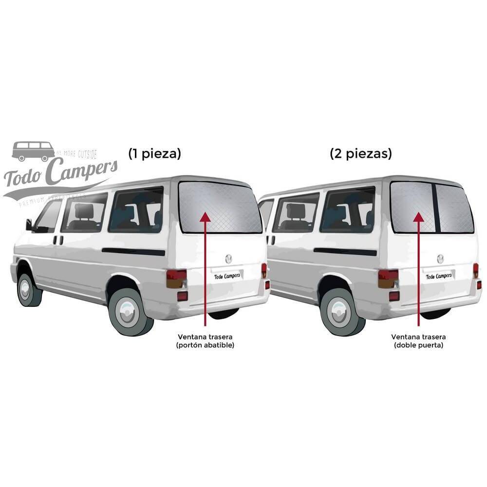 Cortinas Isotérmicas para Volkswagen T4 - Abertura traseira