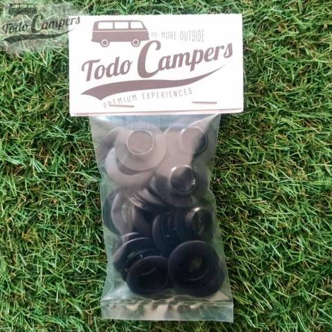 Kit de 10 ollaos de plástico de 12mm