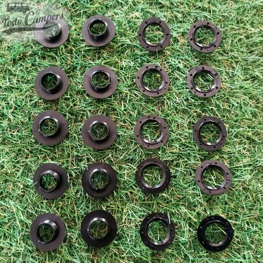 Juego de ollaos. Kit de 10 unidades. Para tu furgoneta camper, autocaravana o caravana