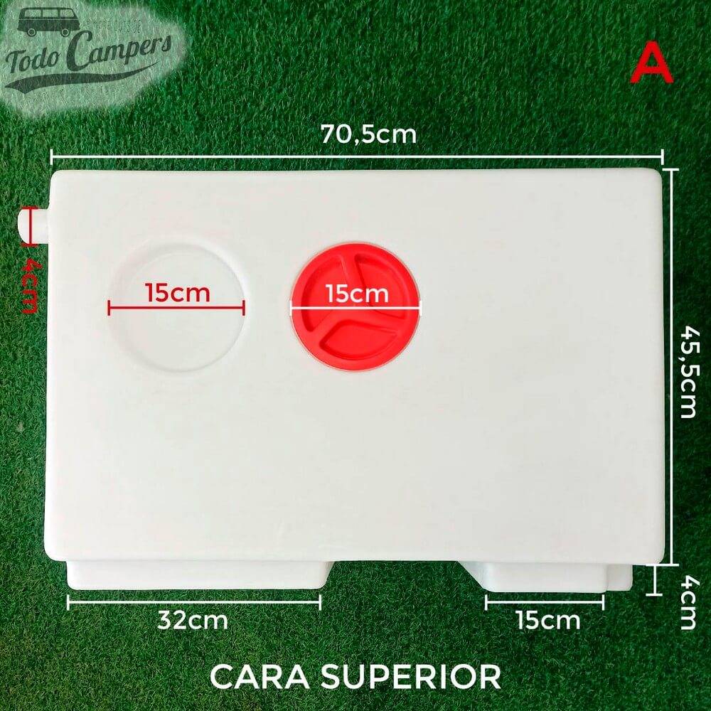 Cara A Depósito de agua para Ford Transit