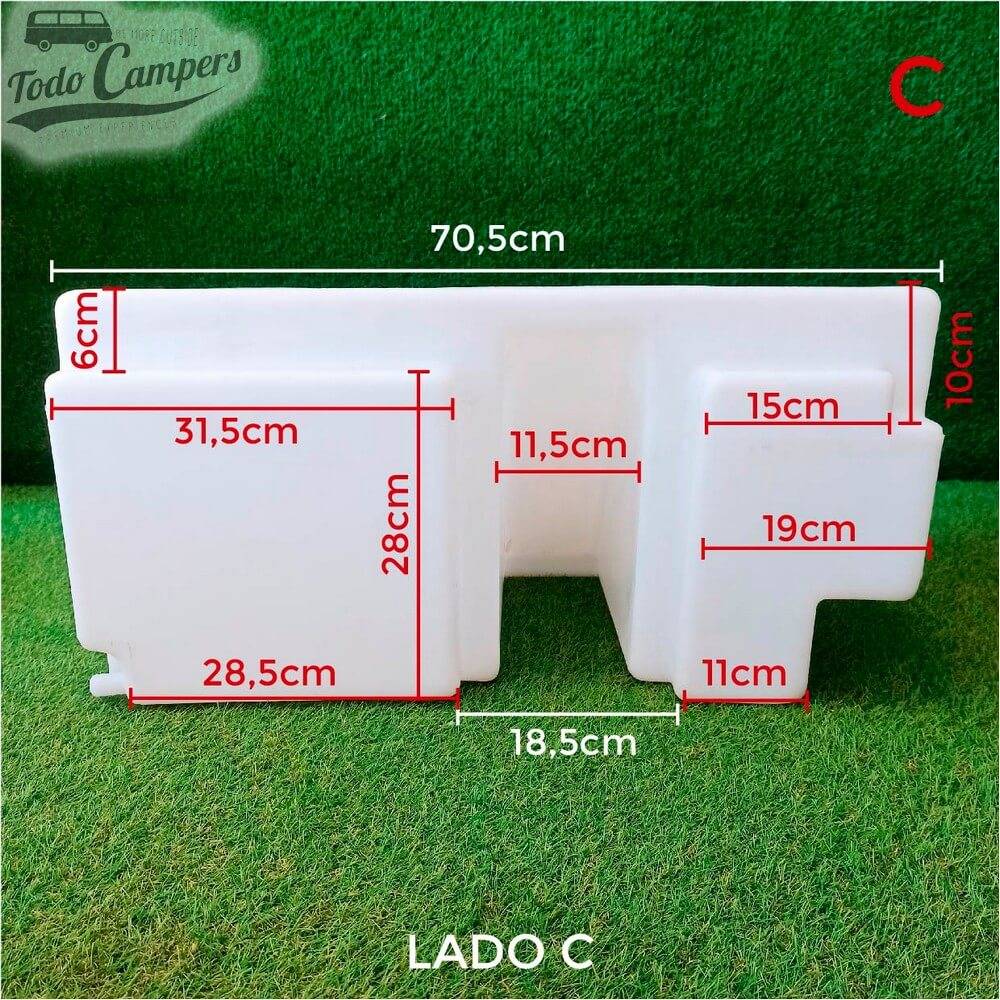 Cara C Depósito de agua para Ford Transit