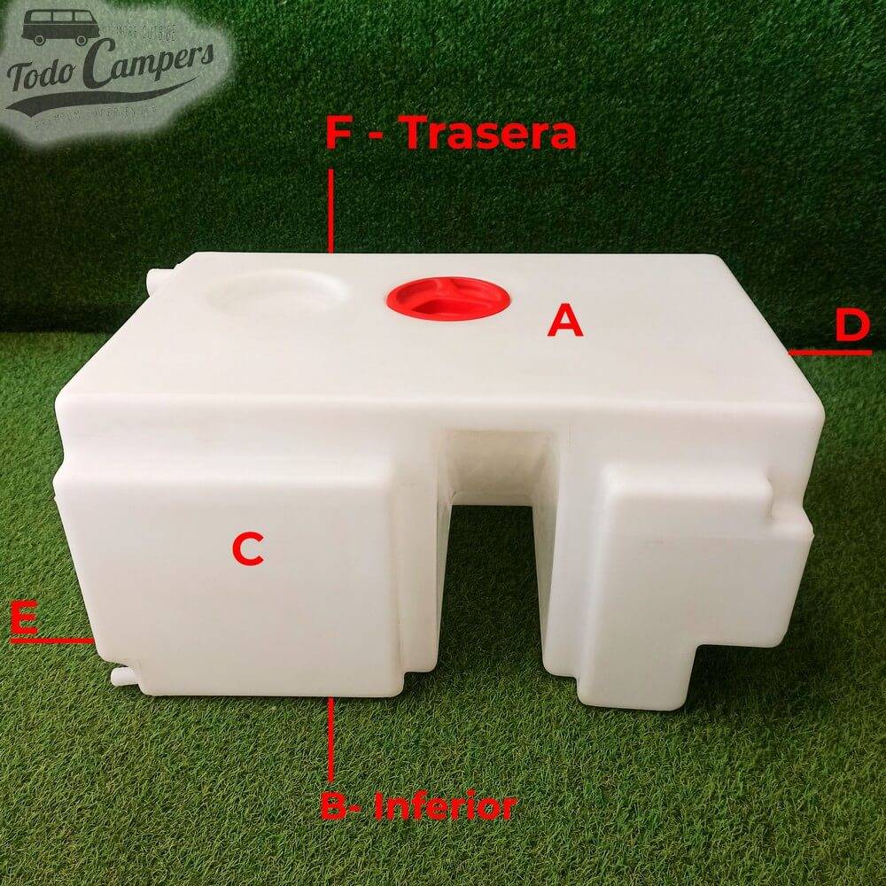 Caras del Depósito de agua 100L para Ford Transit 2007-2013
