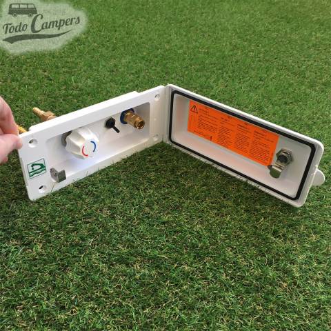 Toma ducha RK Reich caliente/fria  Color Blanco