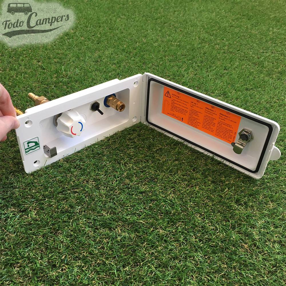 Tomada duche RK Reich quente/fria - Branco