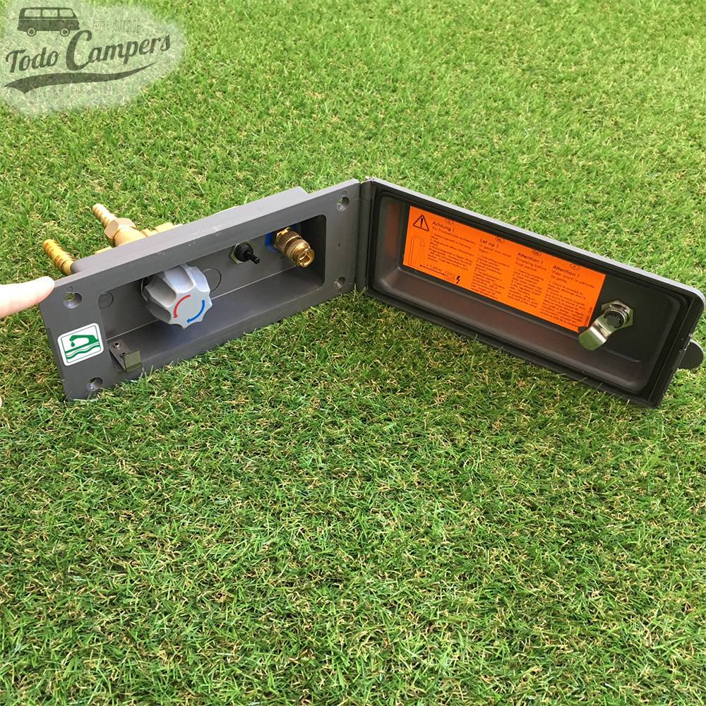 Tomada duche RK Reich quente/fria - Cinzento