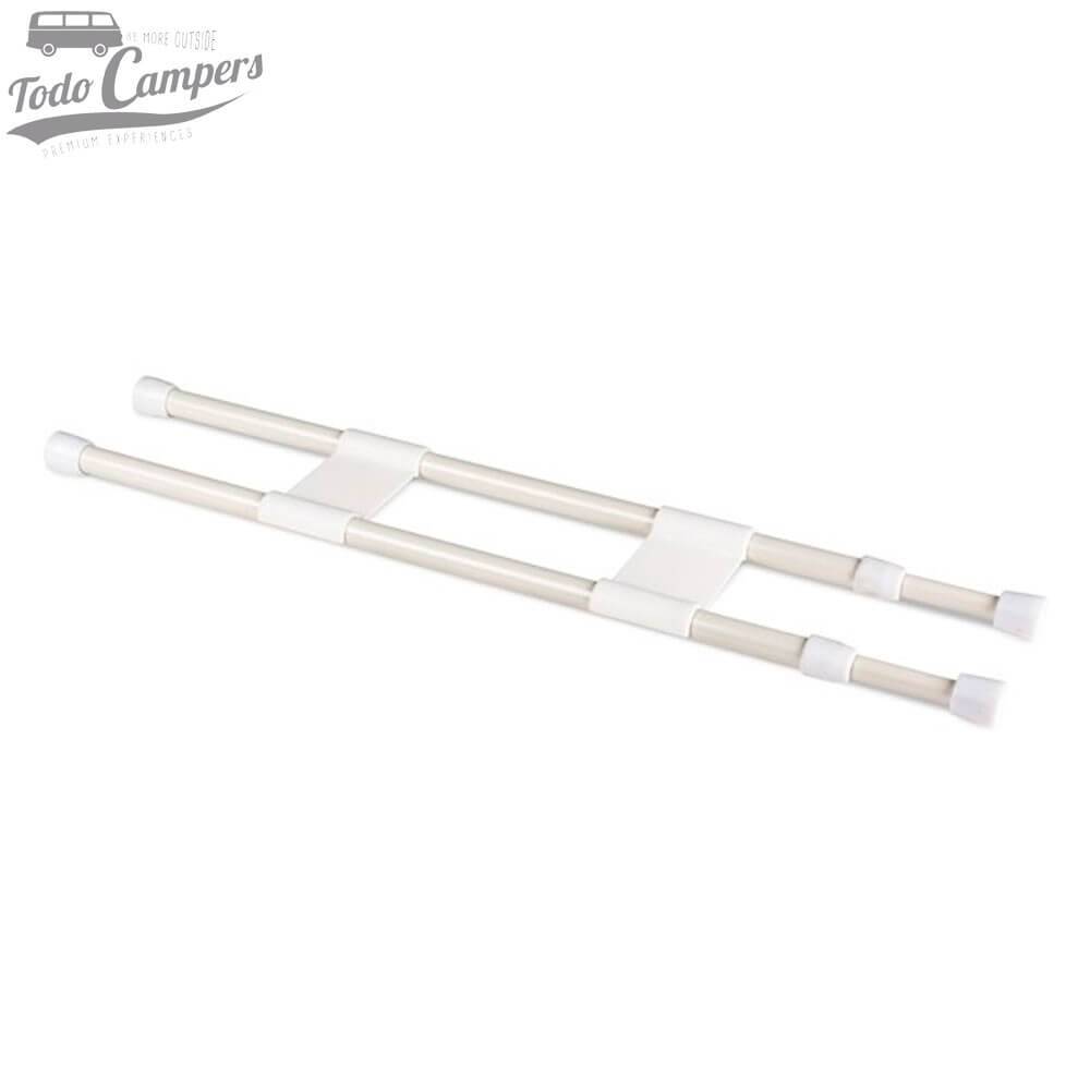 Barras extensibles para organizar neveras o armarios (40,5 a 71cm)