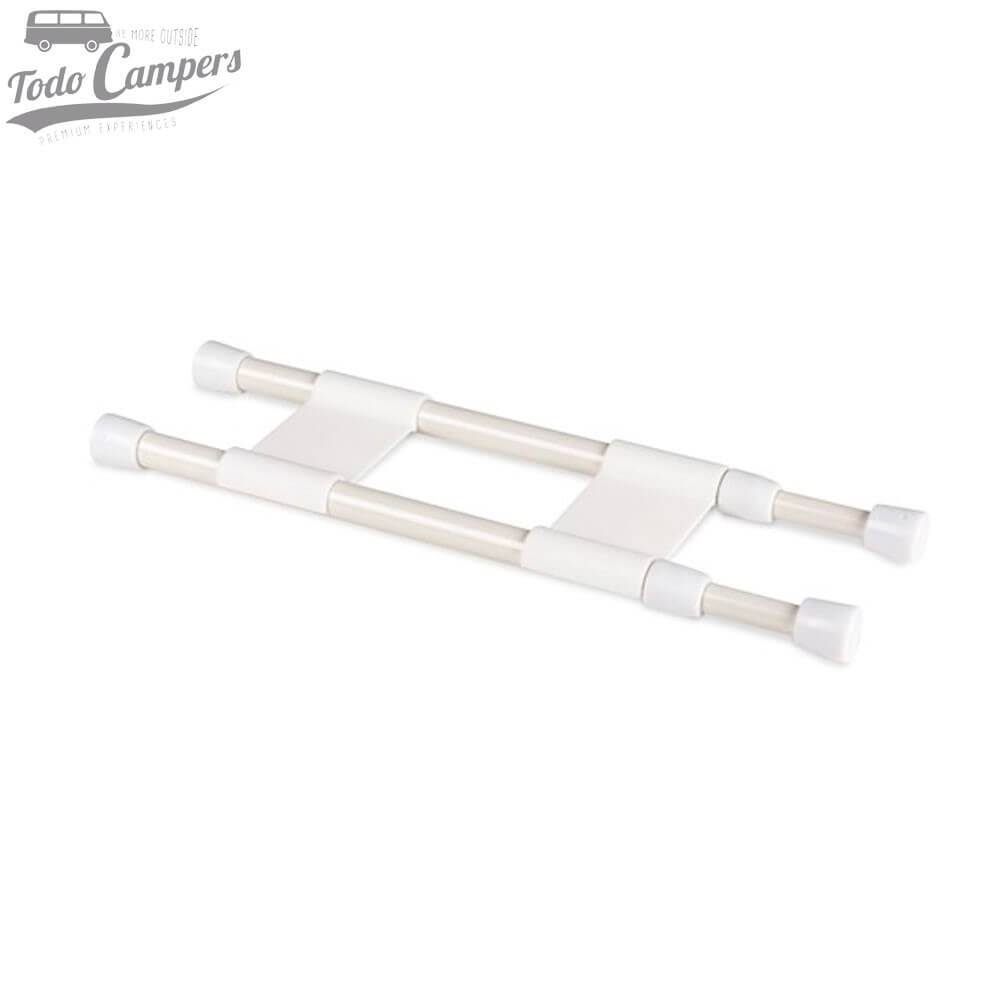 Barras extensibles para organizar neveras o armarios (25,5 a 43cm)