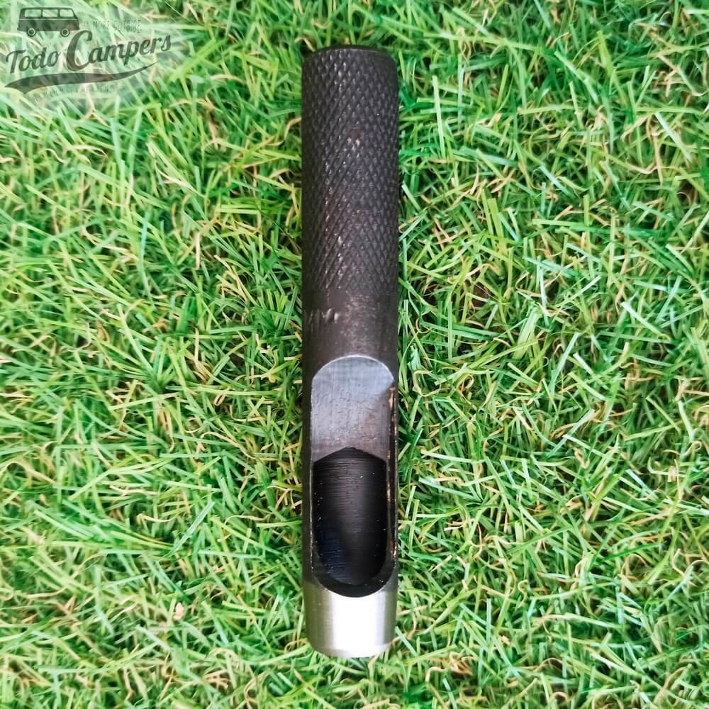 parte traseira del Perfurador de 12 mm para olhais