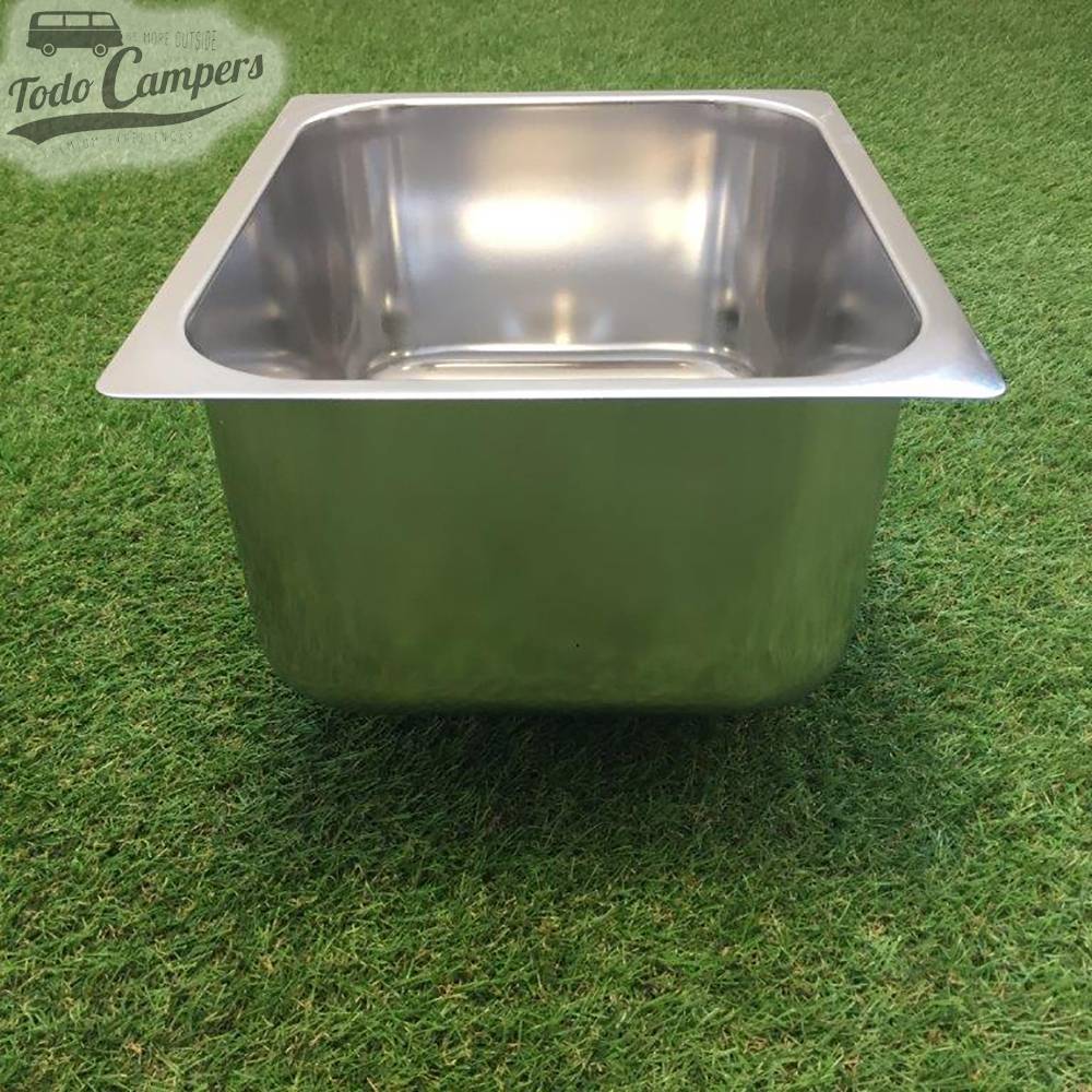 Fregadero Rectangular Reimo 320x260x150mm Vista Lateral