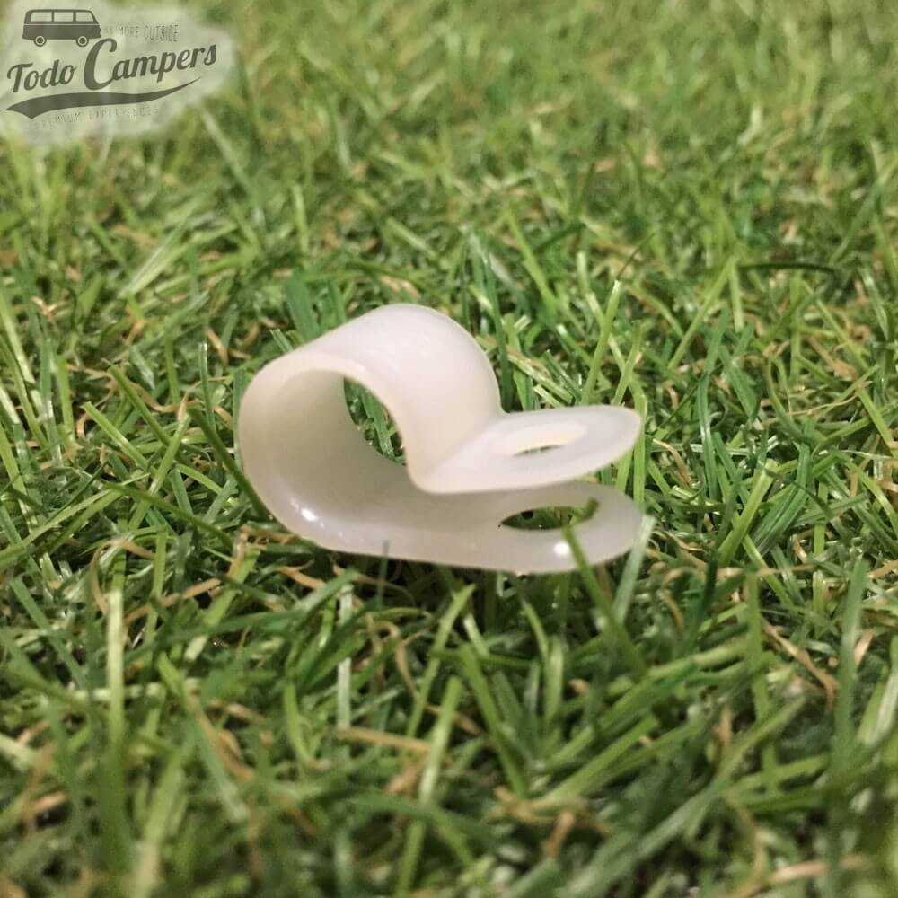 Abraçadeira de plástico para tubo de gás 8mm