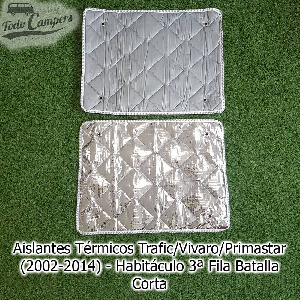 pala para o sol campervan habitáculo 3º fila modelo longo Vivaro Primastar 2002-2014