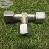 Ligador em T ermeto 8 mm para tubo de gás