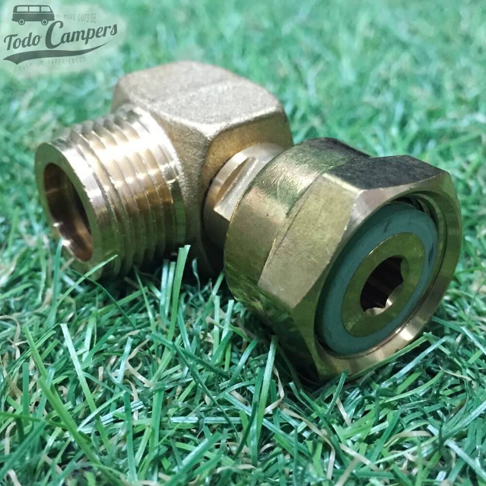 Conector para tubo de gas de 8mm