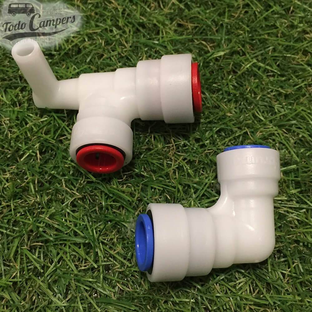 Conectores de agua para Boiler Truma de 10 litros