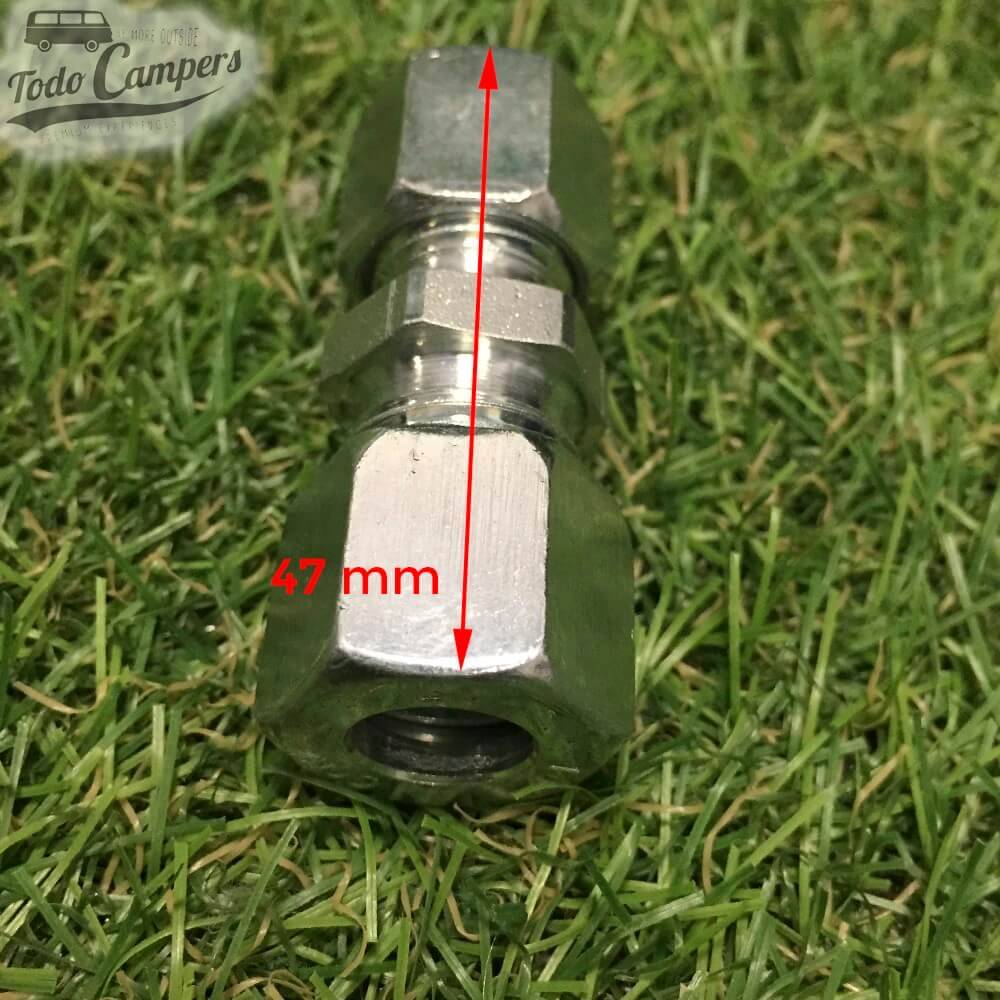 Medida del reductor ermeto para tubos de gas