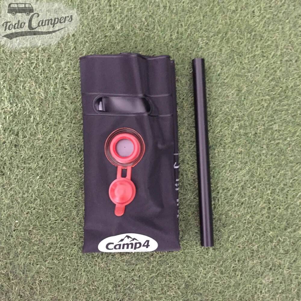 Duche solar de 20 litros dobrado