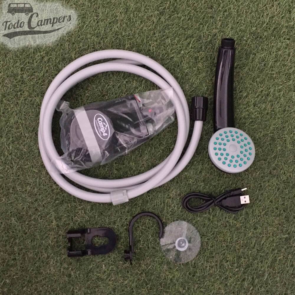 Duche Portátil com bateria e carregador USB