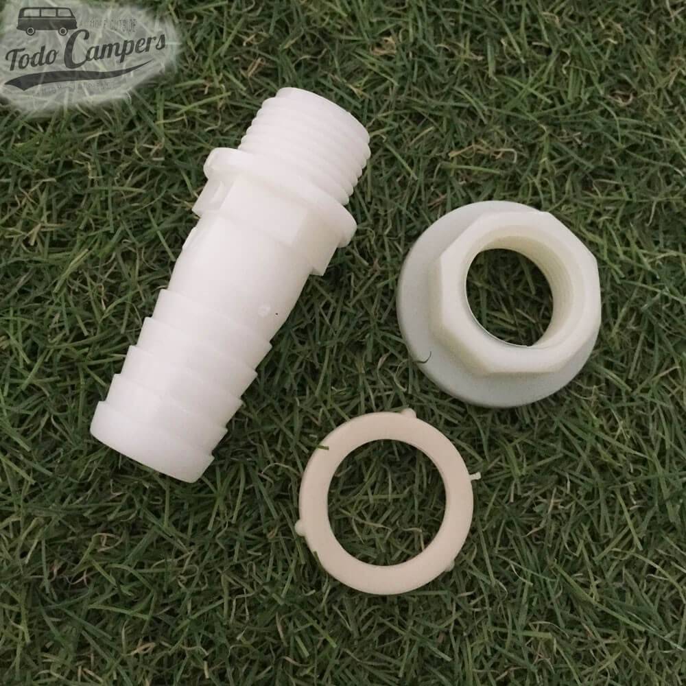 Ligador direito para mangueiras com diâmetro de 19mm