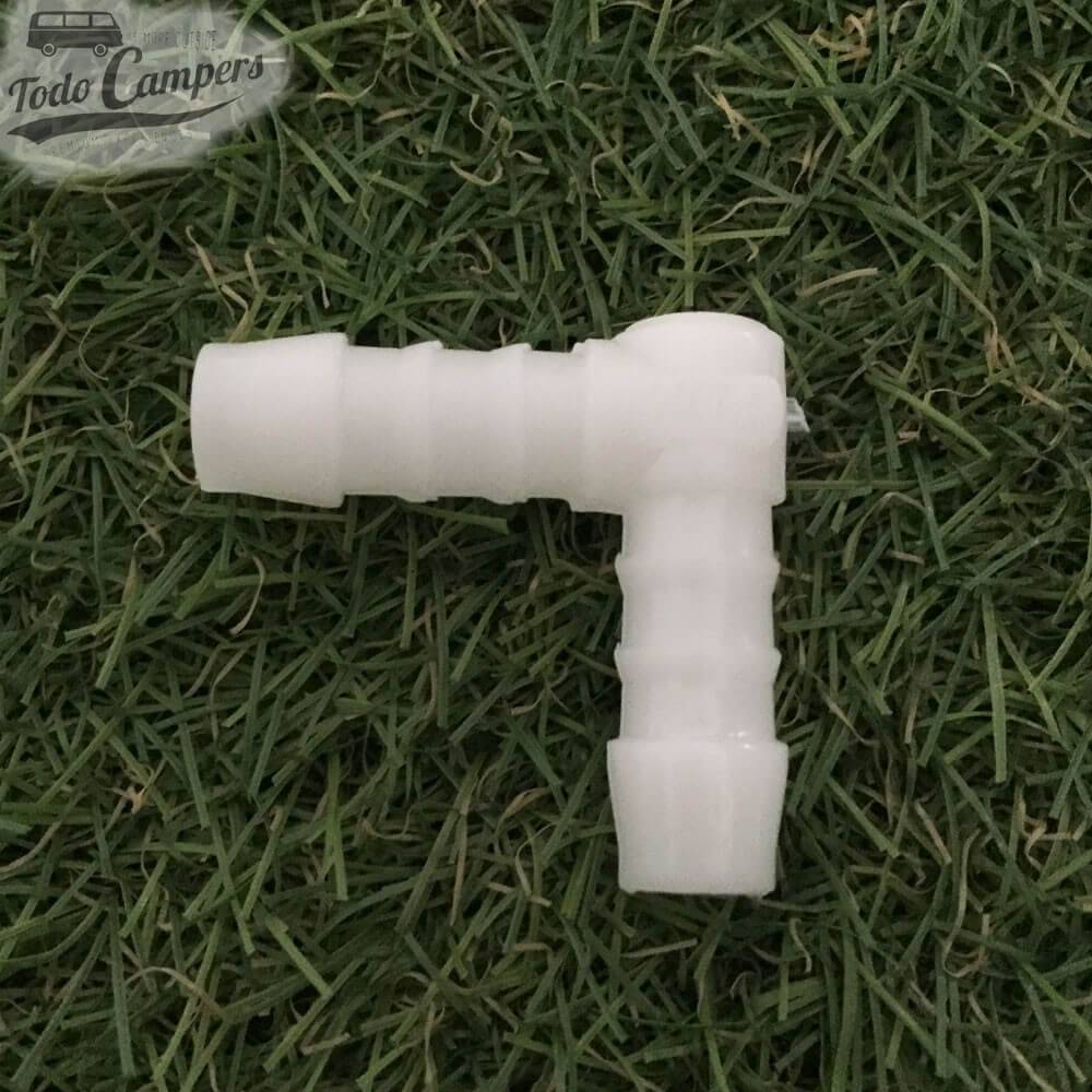 União em "L" 90 graus para mangueiras com diâmetro de 10mm
