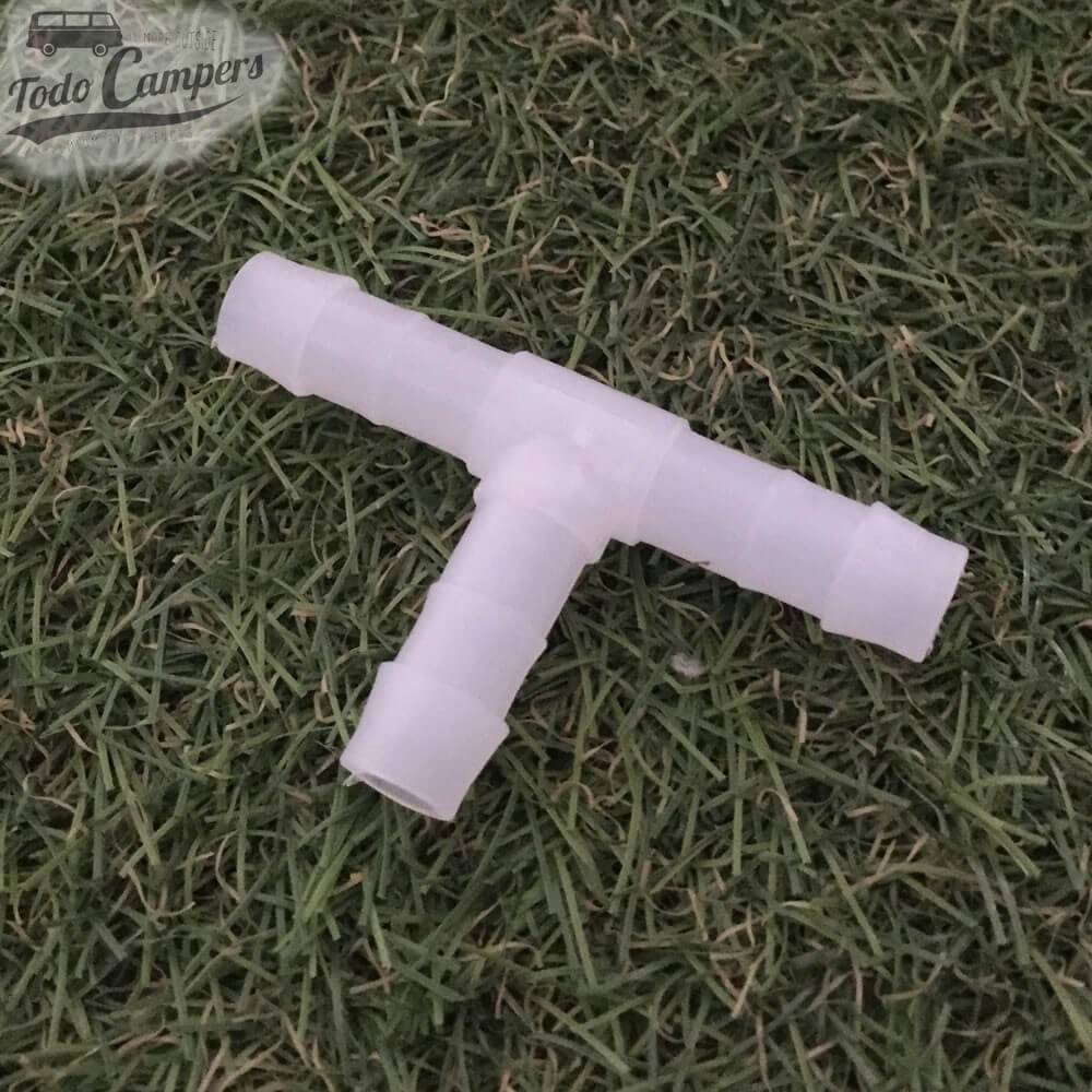 União em "T" para mangueiras com diâmetro de 10mm