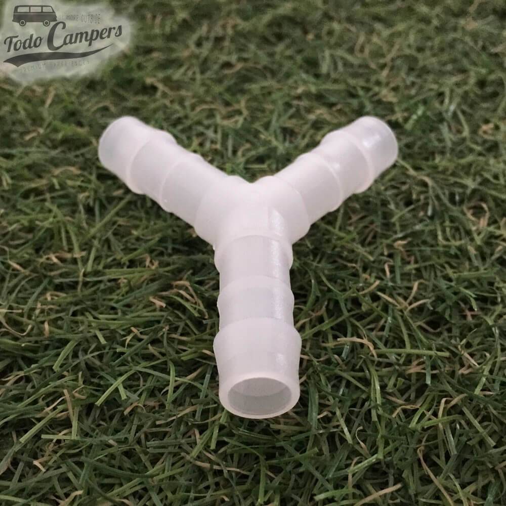 União em forma de "Y" para mangueiras com diâmetro de 10mm