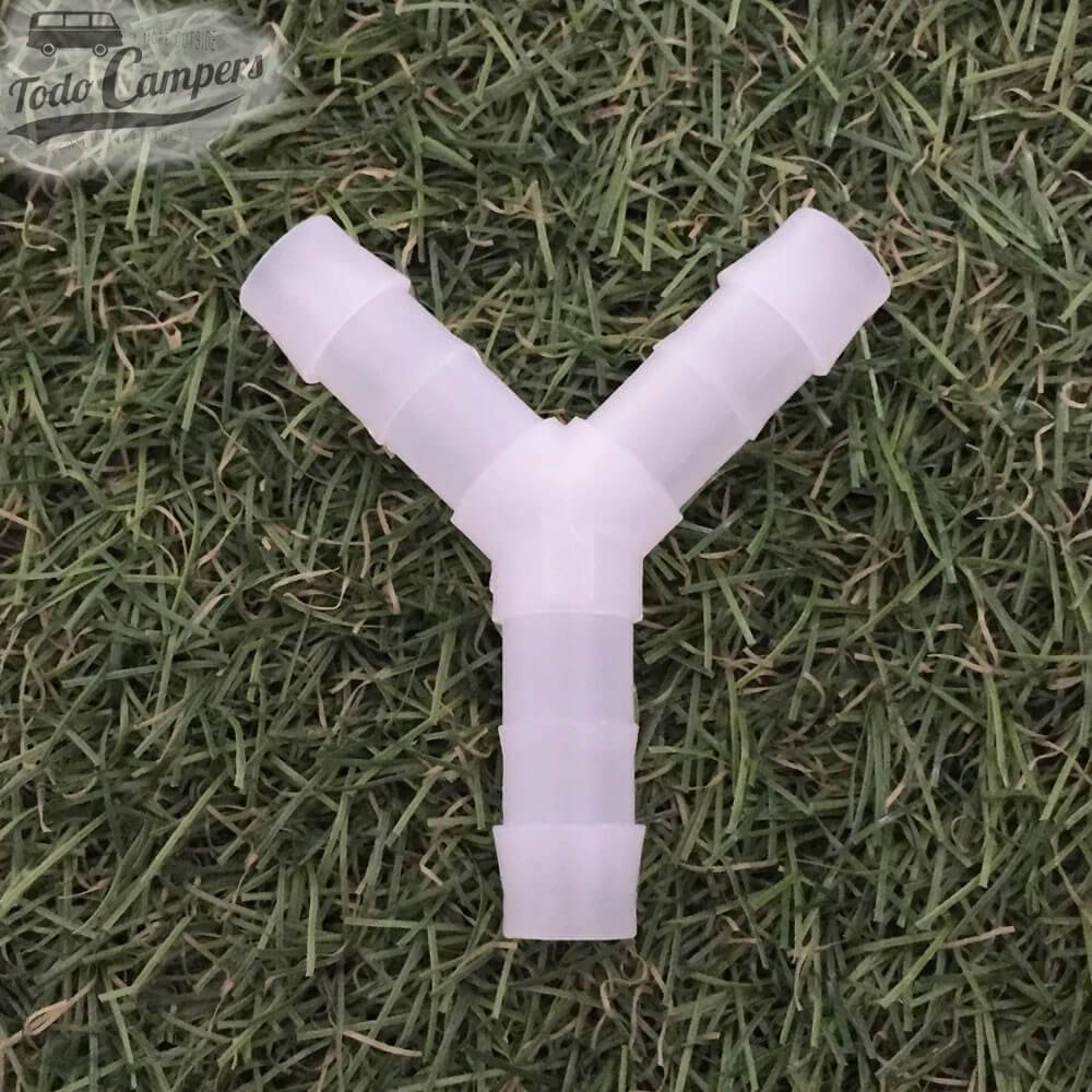 União em forma de "Y" para mangueiras com diâmetro de 10mm