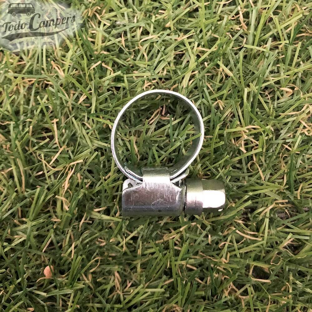 abrazadera cincada para mangueras de 8 a 16mm