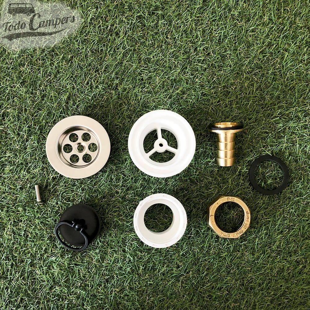 Válvula Direita Luxus saída mangueiras 20 mm (3/4") - Tipo K