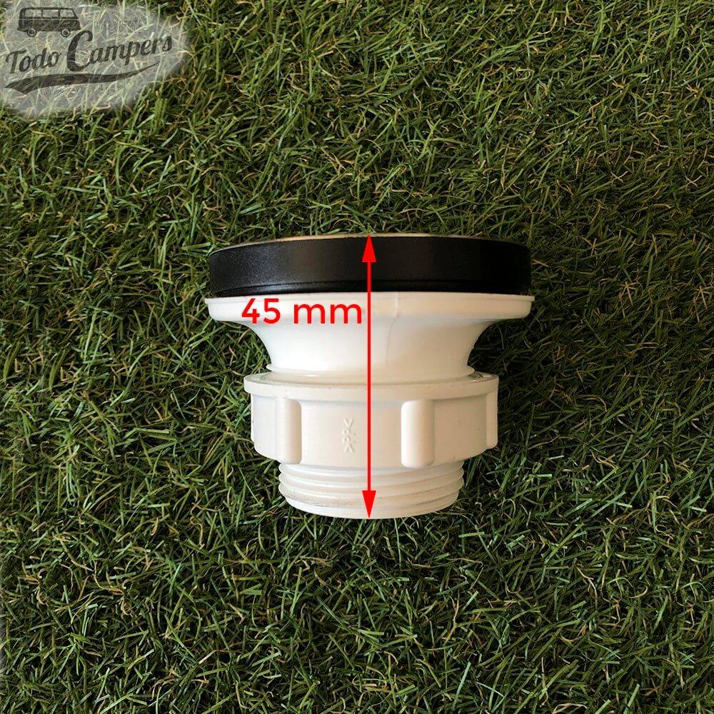 Medidas del desagüe recto marca Luxus