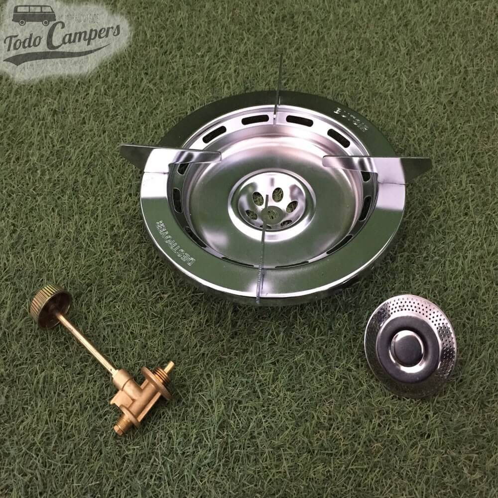 Hornillo portátil de gran potencia con asa incorporada