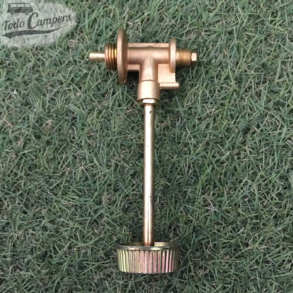 llave de paso para gas en fogón destroyer para botella naranja Butsir