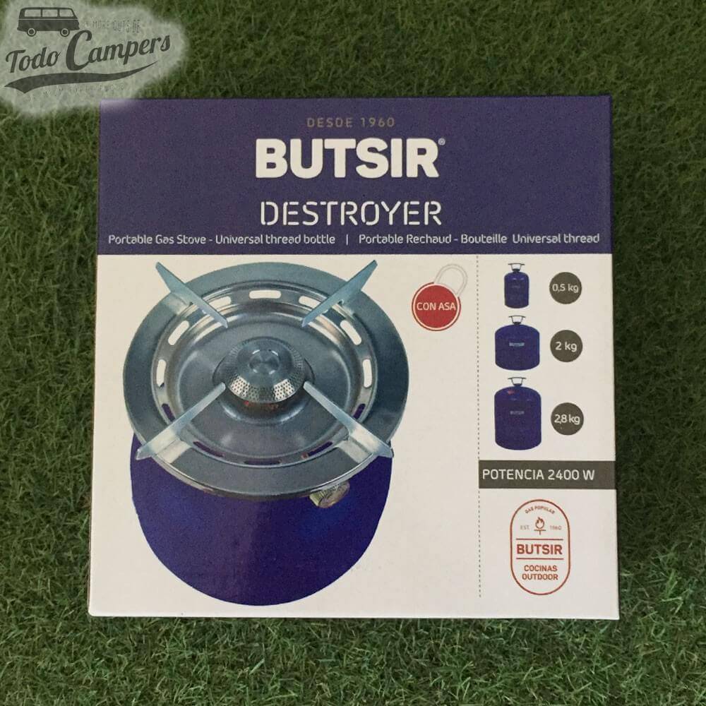 Fogón Destroyer para botella azul Butsir
