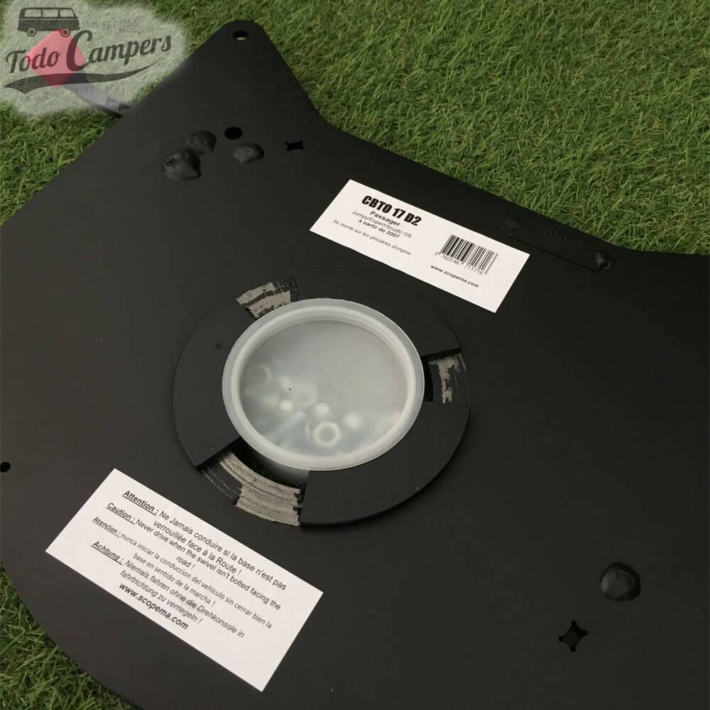 tornillería Base giratoria acompañante Scudo Jumpy Expert ProAce 2006-2016  Scopema