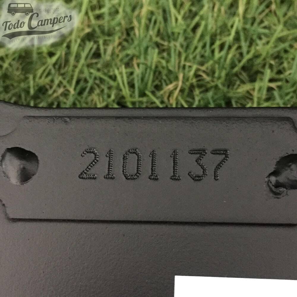 código de frabicante para la homologación de base giratoria