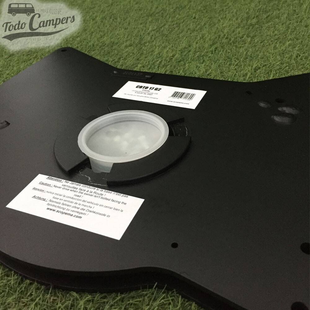 detalhe e ferragens de base rotativa condutor Scudo Jumpy Expert ProAce