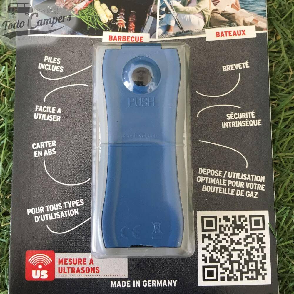 Indicador de nível de gás para a sua carrinha, caravana ou autocaravana