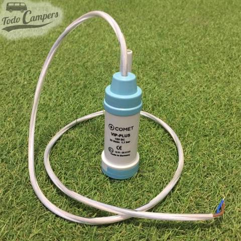 Bomba sumergible Comet Vip Plus 12 v. 20 lts. Bomba depósito de aguas limpias camper